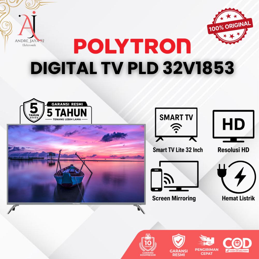 POLYTRON PLD 32V1853 Digital Tv 32Inch LED USB Garansi Resmi