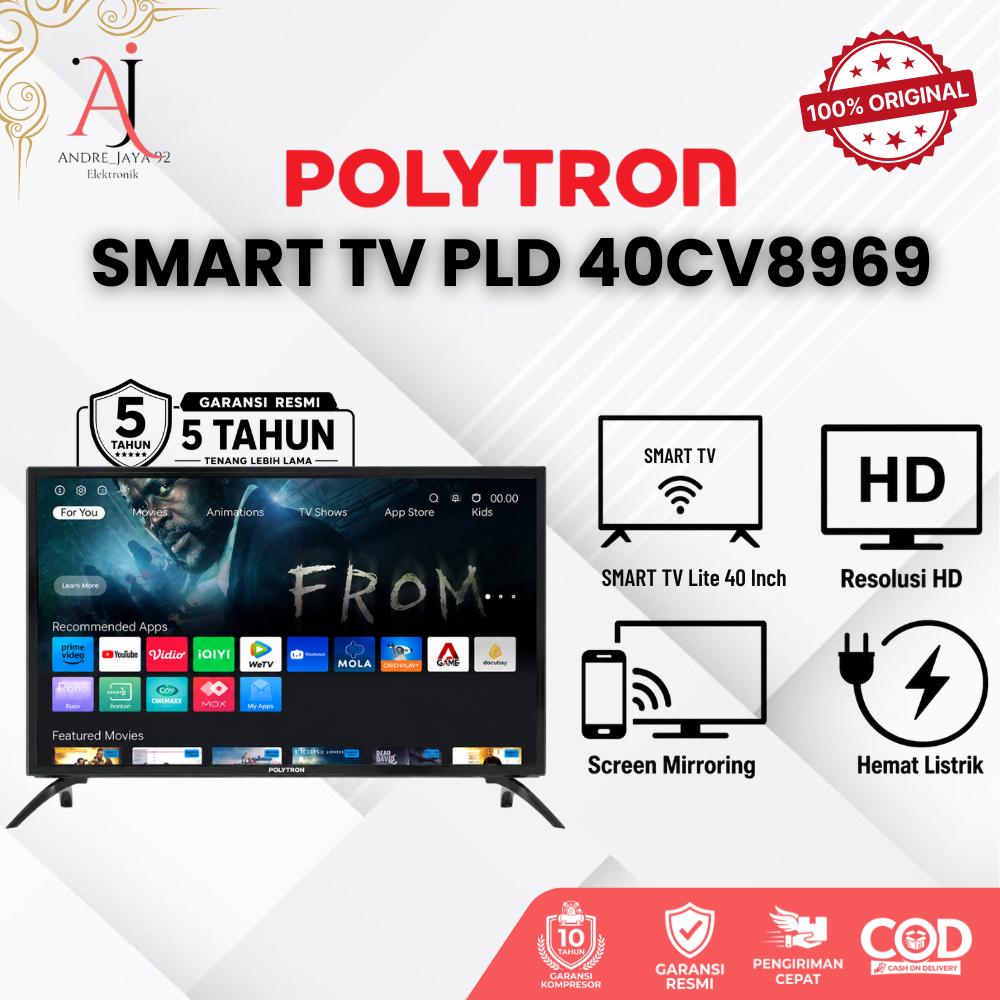 POLYTRON PLD 40CV8969 Digital Tv 40Inch Lowwatt Garansi Resmi